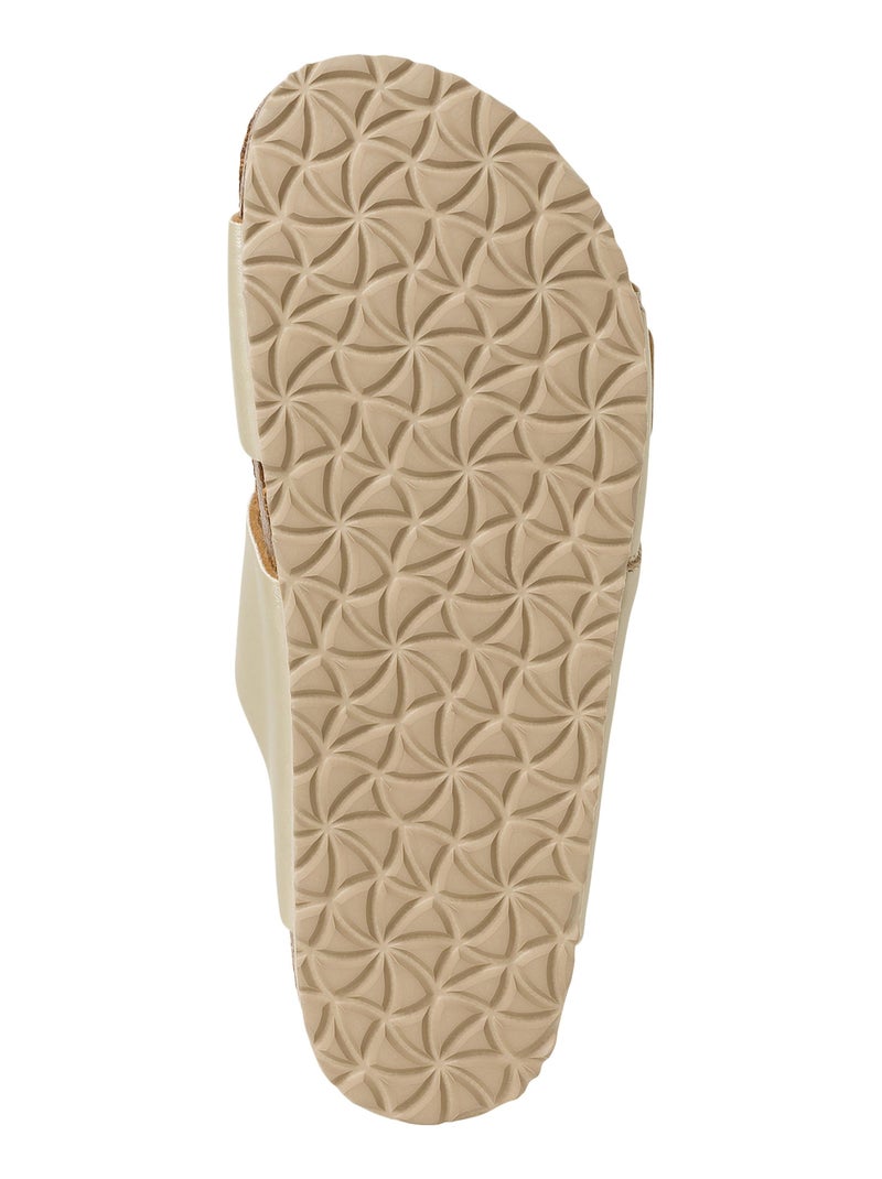 Sandales Cuir Tamaris Doré/or - Kiabi