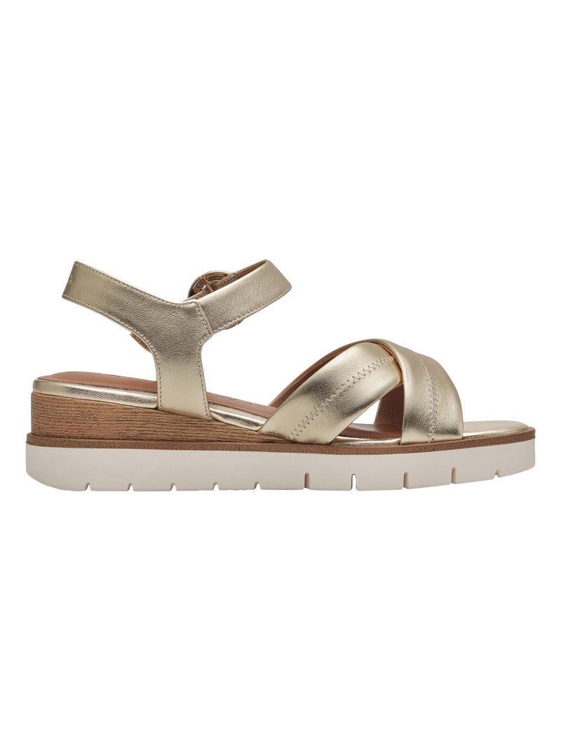 Sandales Cuir Tamaris Gris clair - Kiabi