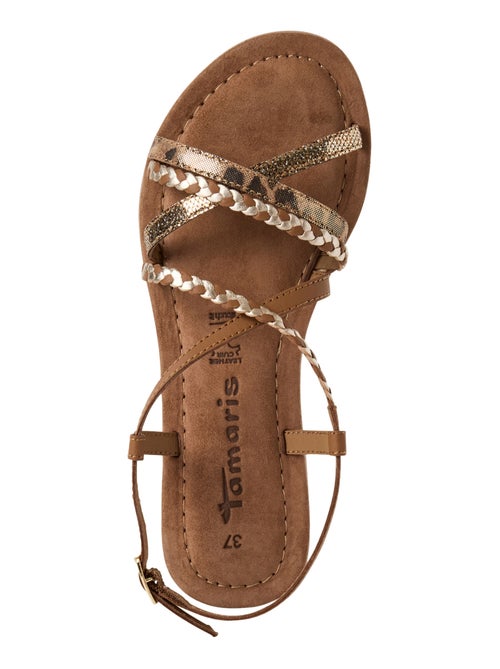 Sandales Cuir Tamaris - Kiabi