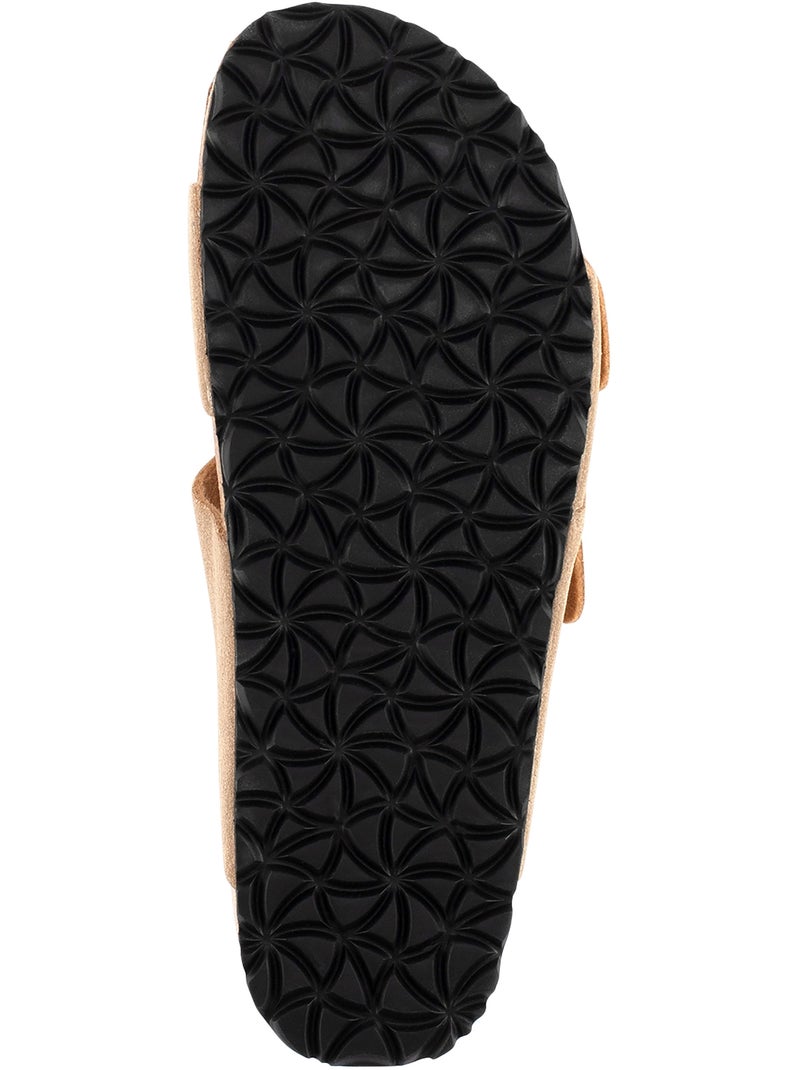 Sandales Cuir Tamaris Marron - Kiabi
