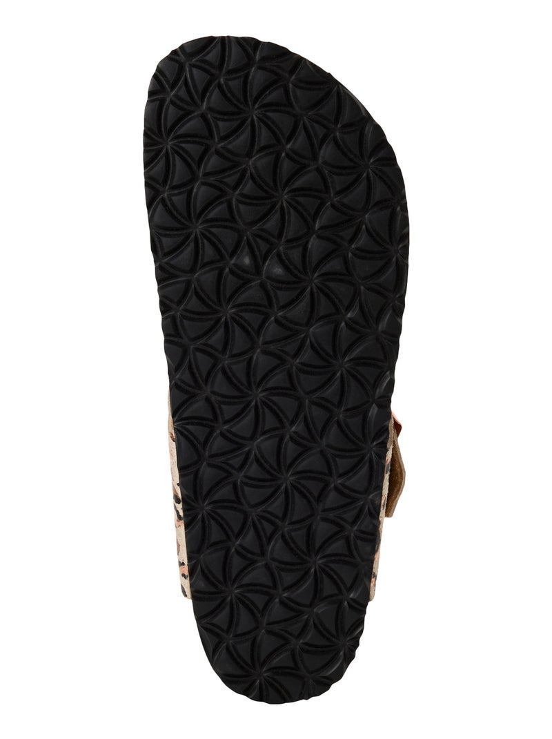 Sandales Cuir Tamaris Multicolore - Kiabi