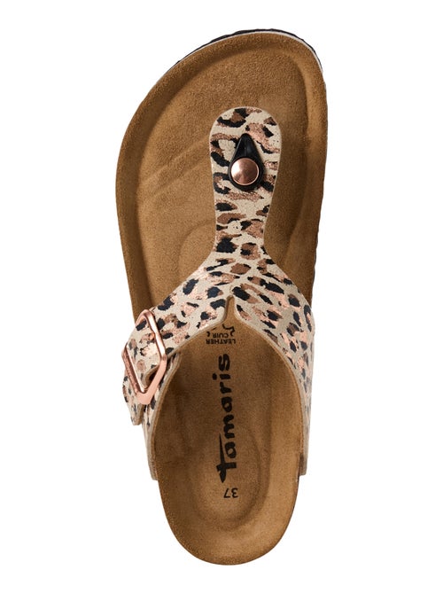 Sandales Cuir Tamaris - Kiabi