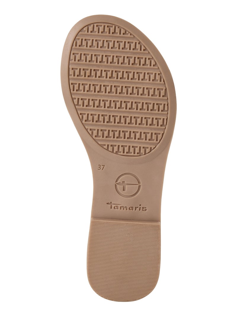 Sandales Cuir Tamaris Multicolore - Kiabi