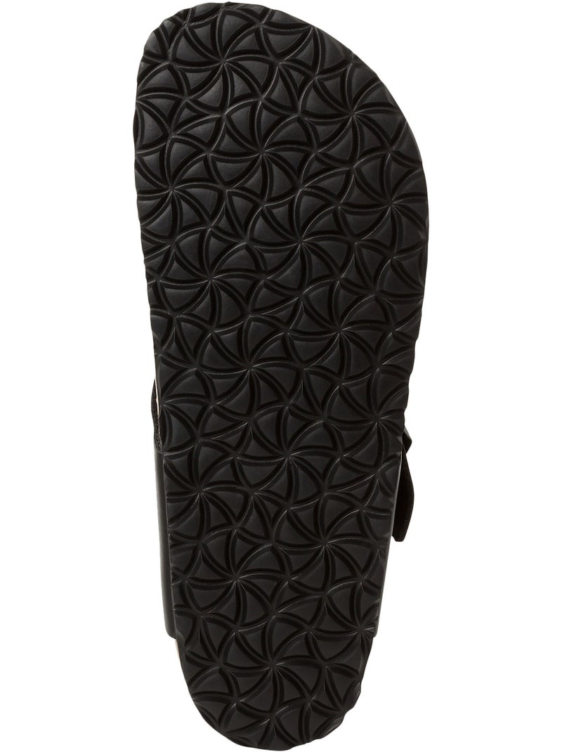 Sandales Cuir Tamaris Noir - Kiabi