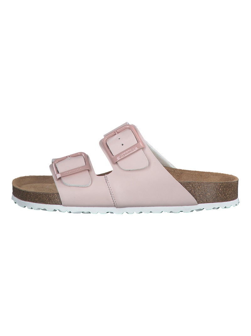 Sandales Cuir Tamaris Rose - Kiabi