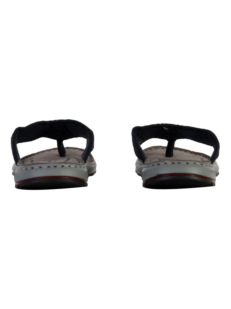 Sandales Cuir Terre De Marins Gabin Bleu marine - Kiabi