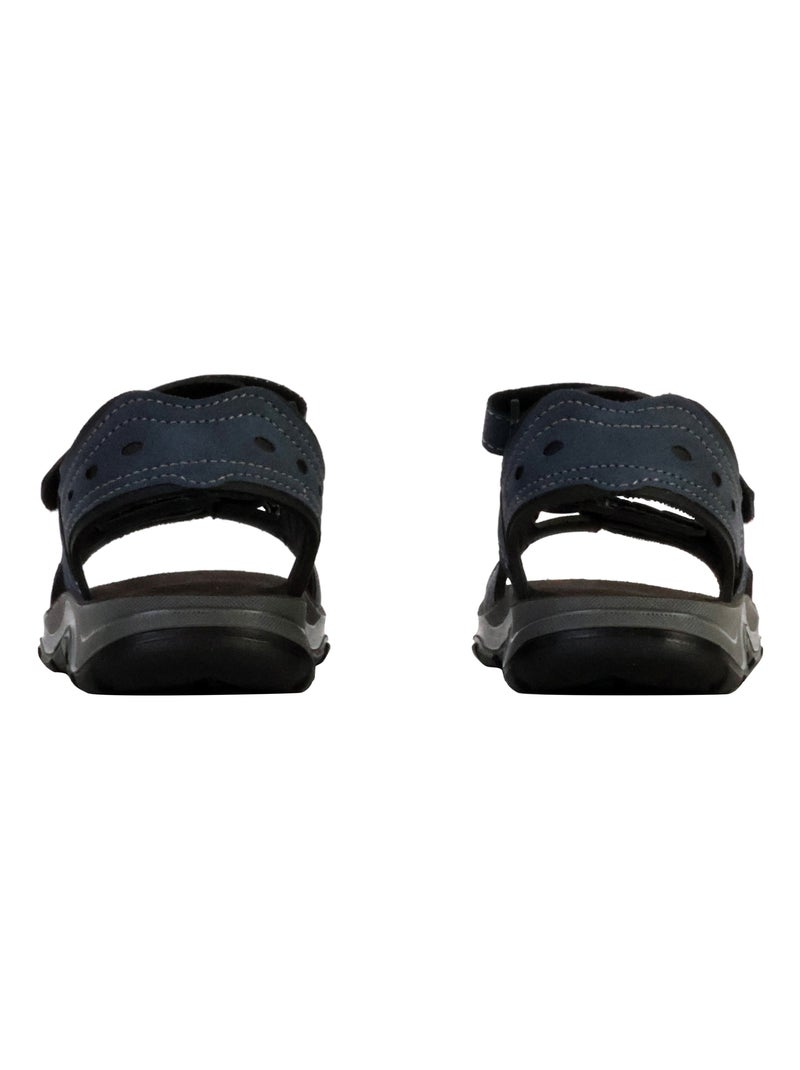Sandales Cuir Terre De Marins Igalac Bleu - Kiabi