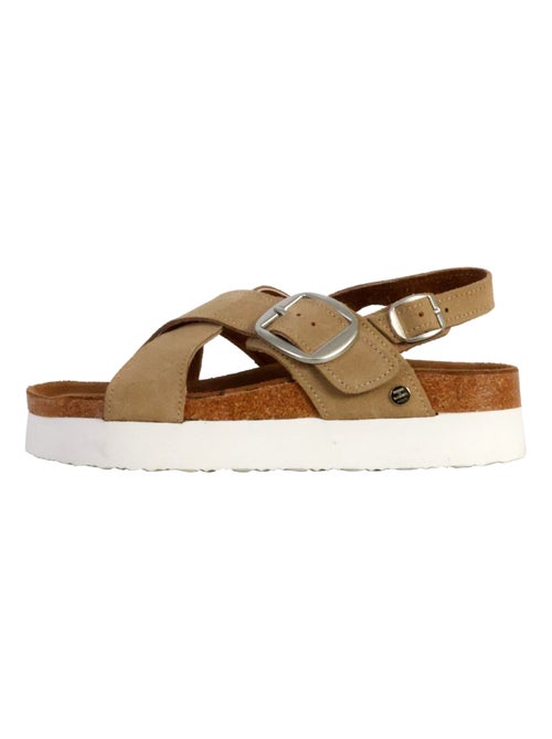 Sandales Cuir Terre De Marins Shylo - Kiabi