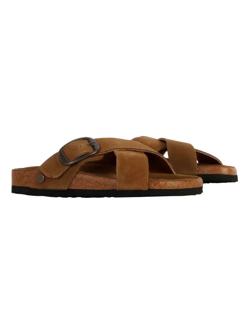 Sandales Cuir Terre De Marins Sparte - Kiabi
