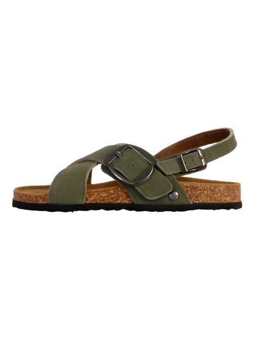 Sandales Cuir Terre De Marins Syrus - Kiabi