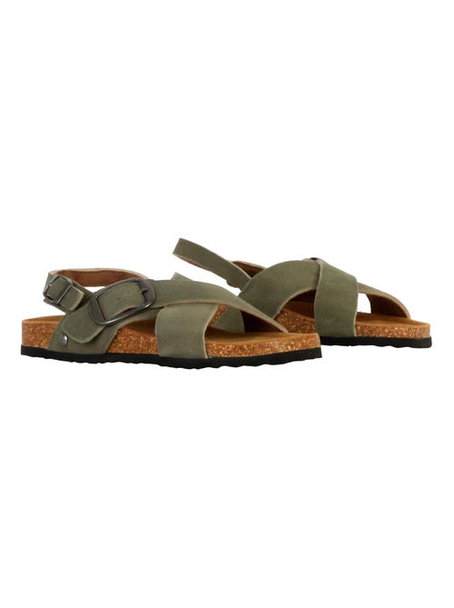 Sandales Cuir Terre De Marins Syrus - Kiabi