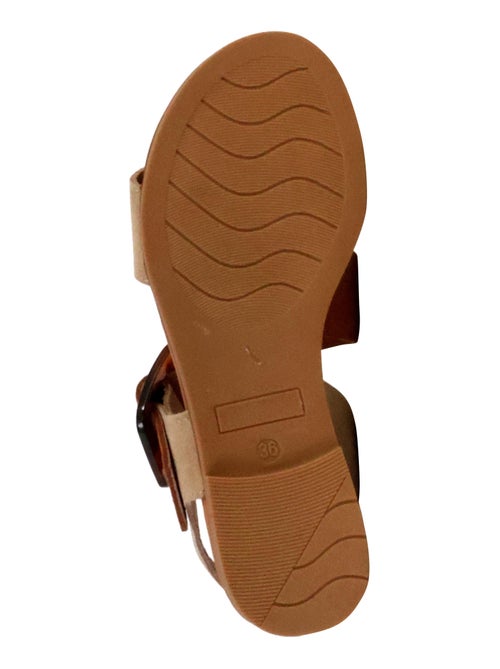 Sandales Cuir The Divine Factory Alenoa - Kiabi