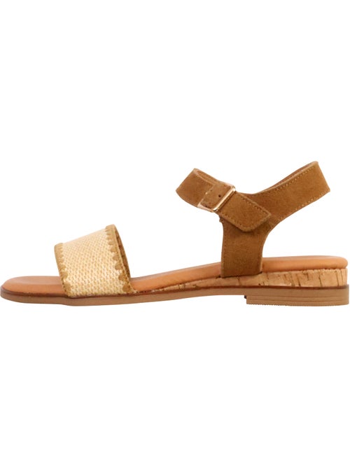 Sandales Cuir The Divine Factory Alénoa - Kiabi