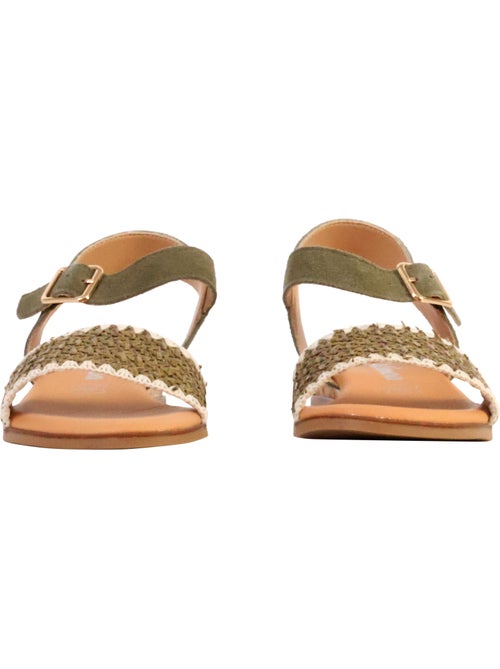 Sandales Cuir The Divine Factory Alénoa - Kiabi