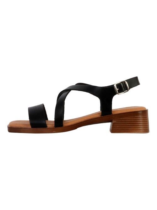 Sandales Cuir The Divine Factory Alenoa - Kiabi
