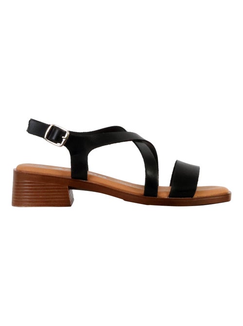 Sandales Cuir The Divine Factory Alenoa - Kiabi