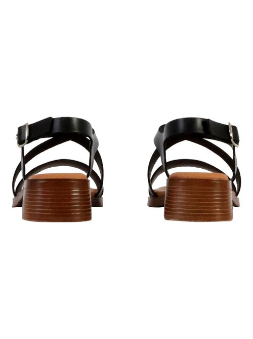 Sandales Cuir The Divine Factory Alenoa - Kiabi