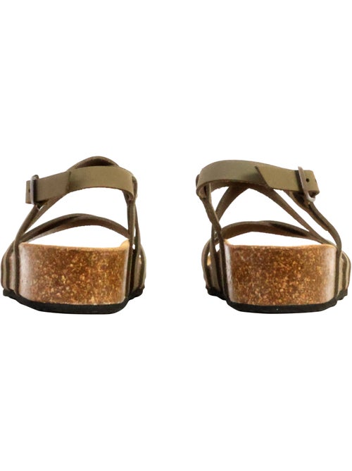 Sandales Cuir The Divine Factory Noga Tahel Edge - Kiabi