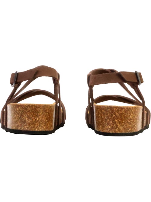 Sandales Cuir The Divine Factory Noga Tahel Edge - Kiabi