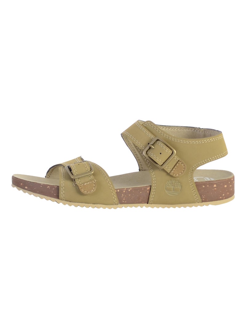 Sandales Cuir Timberland Castle Island Vert - Kiabi