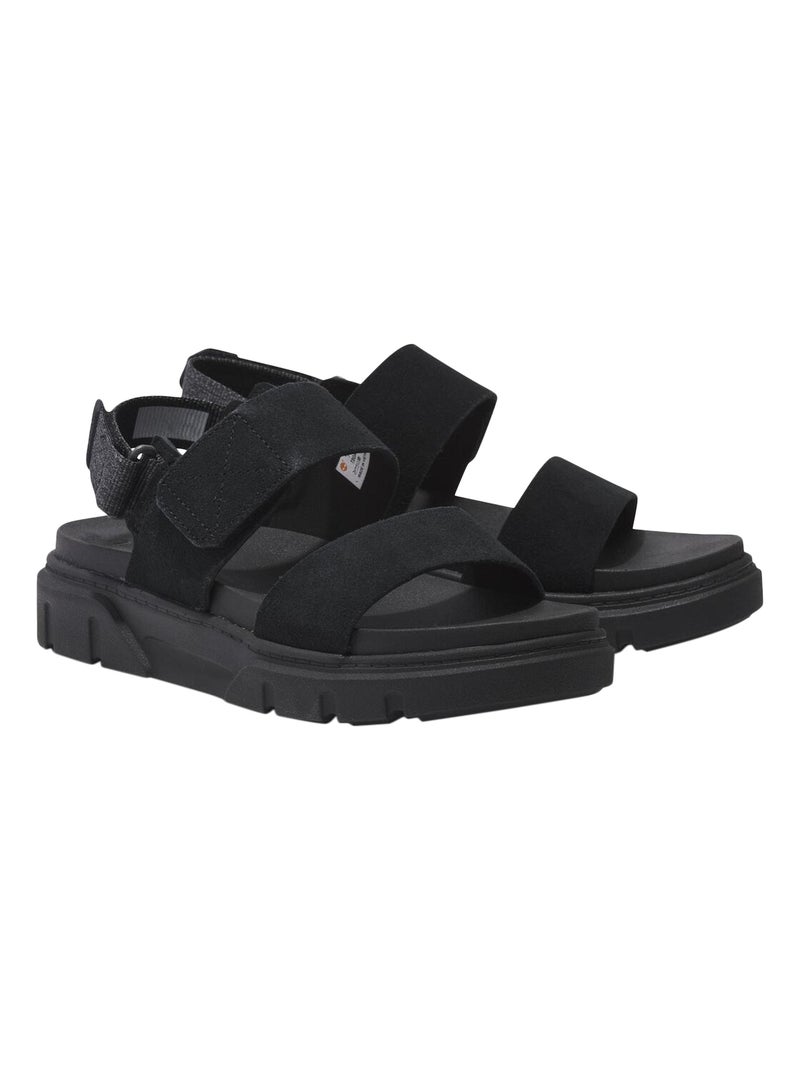 Sandales Cuir Timberland Greyfield Noir - Kiabi