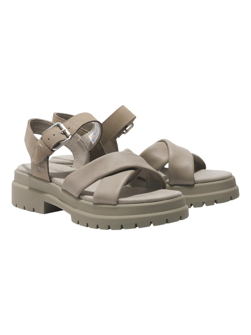 Sandales Cuir Timberland London Vibe Vert clair - Kiabi