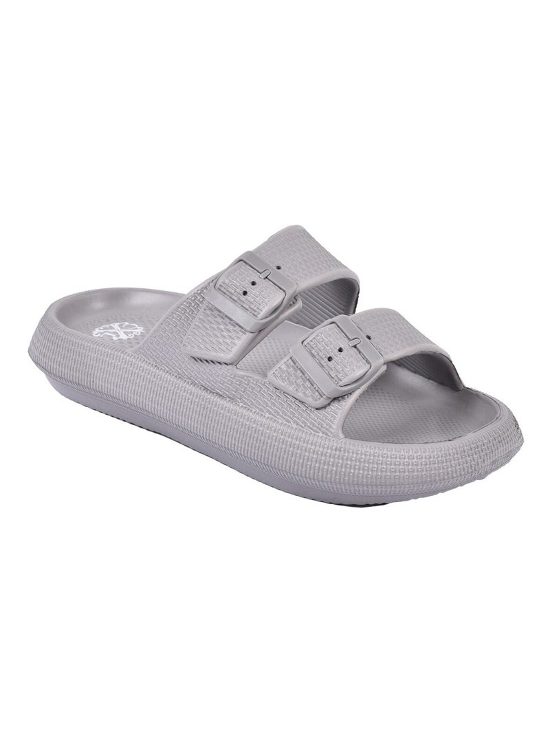 Sandales CXL By LACROIX EVA Boucle Gris - Kiabi