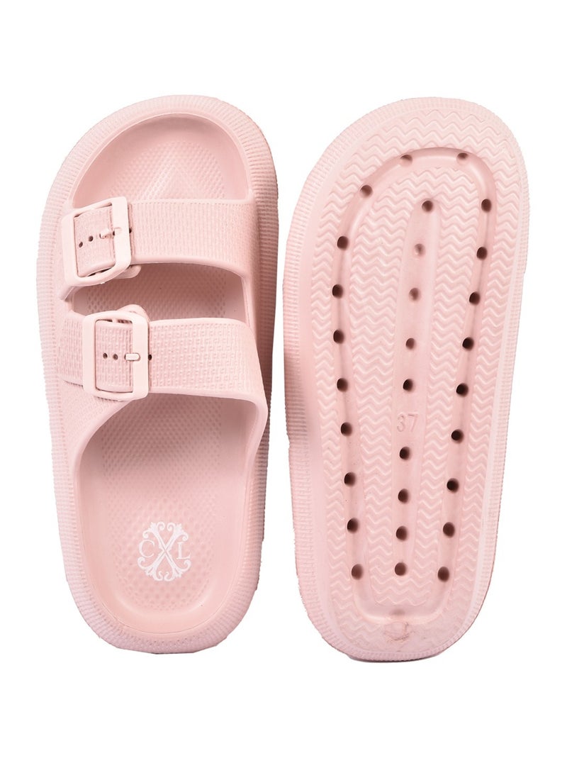 Sandales CXL By LACROIX EVA Boucle Rose - Kiabi