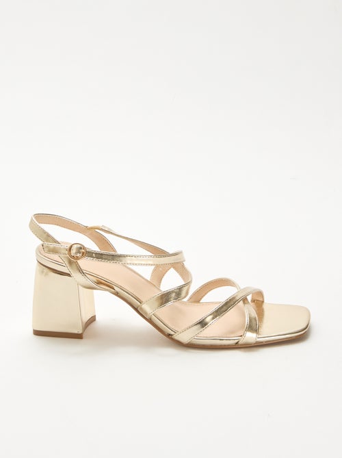 Sandales de cérémonie à talons - Kiabi