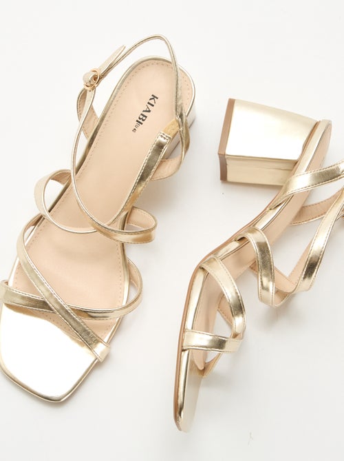 Sandales de cérémonie à talons - Kiabi