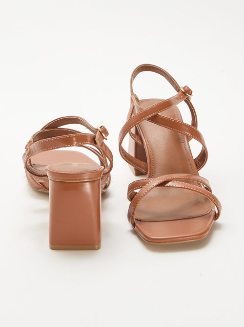Sandales de cérémonie à talons - Kiabi