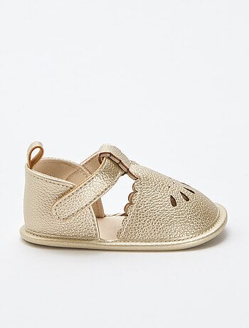 Sandales de cérémonie dorées