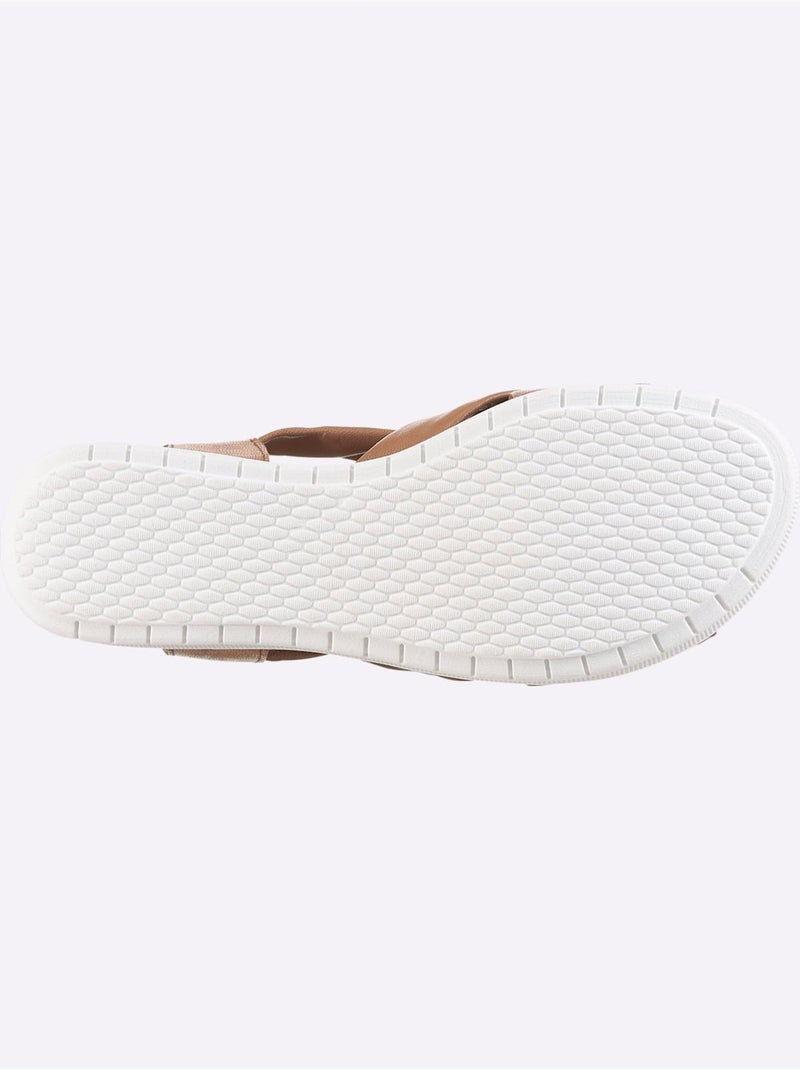 Sandales De Fabrication Espagnole - Taille Standard - helline Ambre - Kiabi