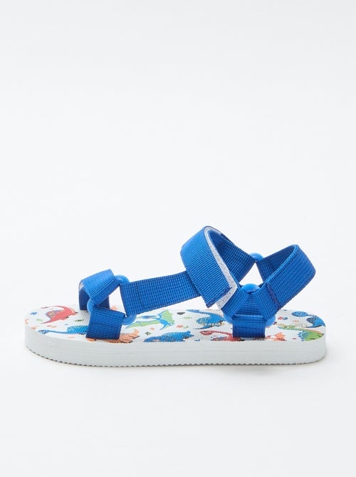 Sandales de plage avec lanières en textile - Kiabi Sandales de plage avec lanières en textile - Kiabi