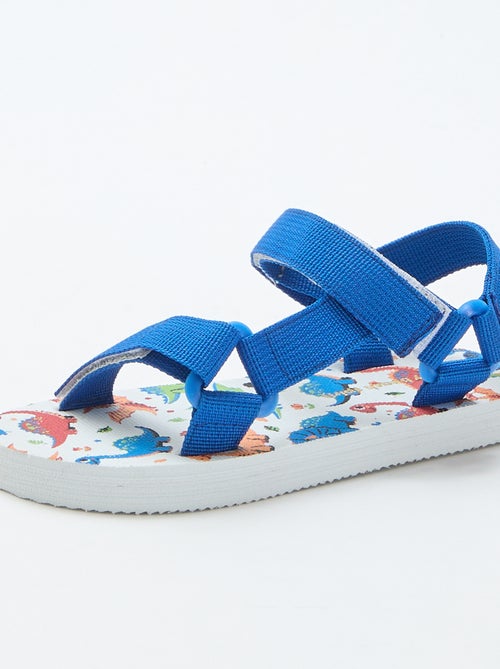 Sandales de plage avec lanières en textile - Kiabi Sandales de plage avec lanières en textile - Kiabi