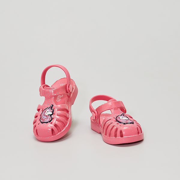 Sandales De Plage Bebe Fille Fuchsia Kiabi 10 00