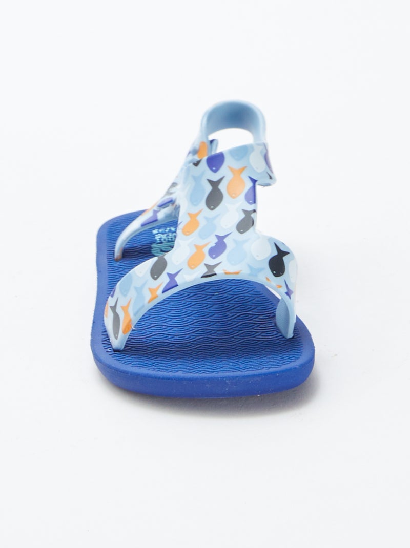Sandales de plage 'poisson' Bleu - Kiabi