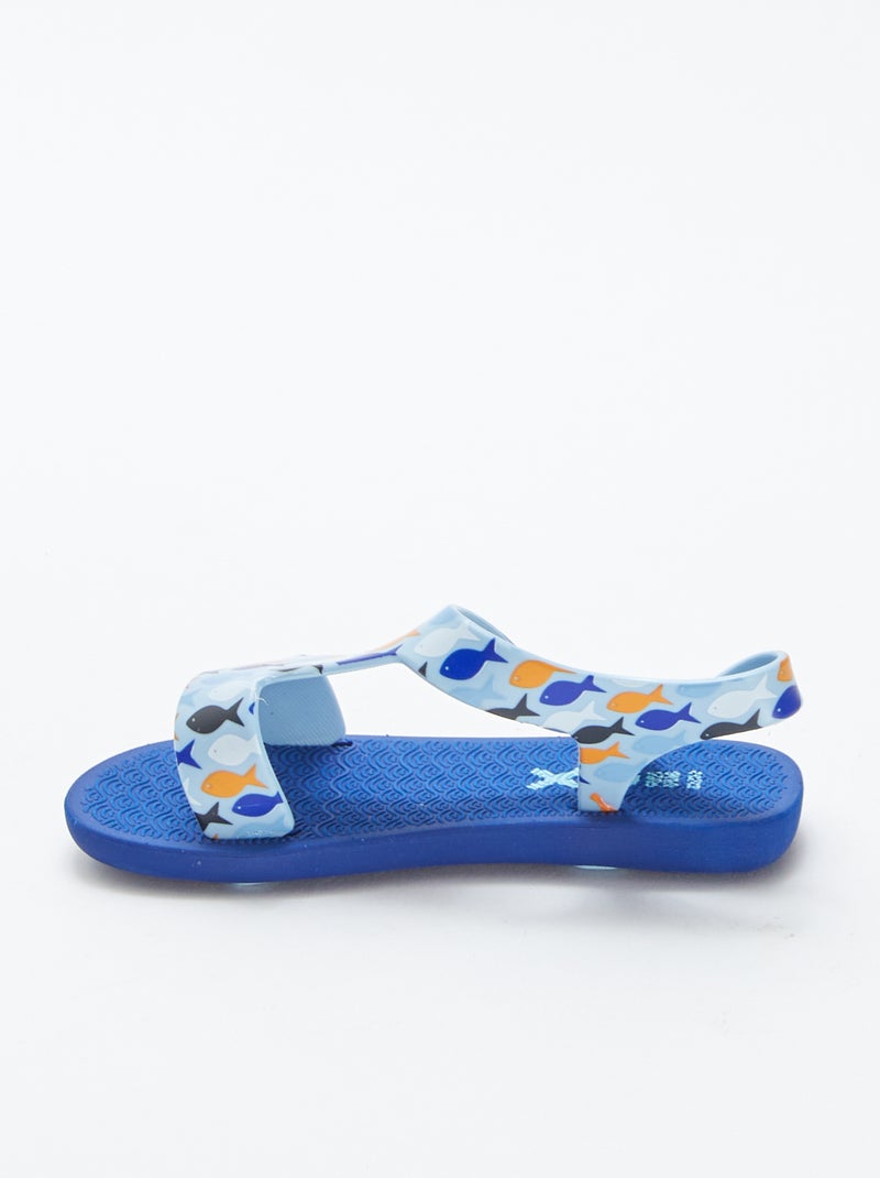 Sandales de plage 'poisson' Bleu - Kiabi