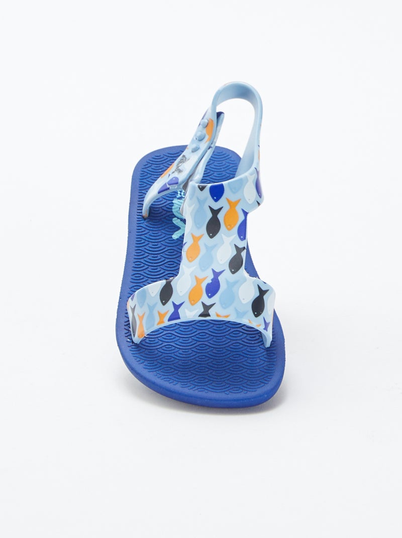 Sandales de plage 'poisson' Bleu - Kiabi
