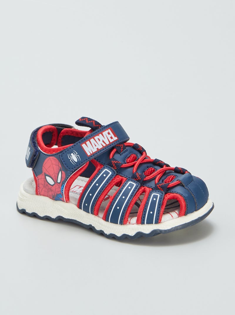 Sandales de sport fermées 'Spider-man' bleu - Kiabi