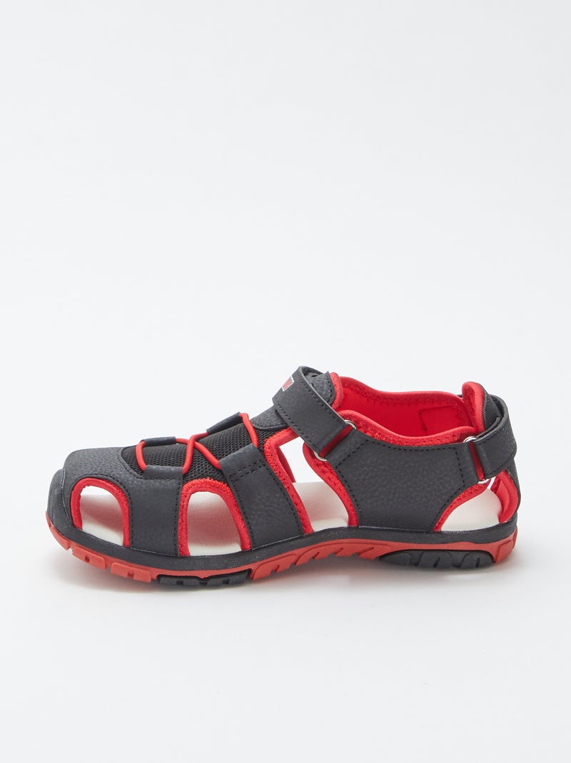 Sandales de sport fermées 'Spider Man' NOIR - Kiabi