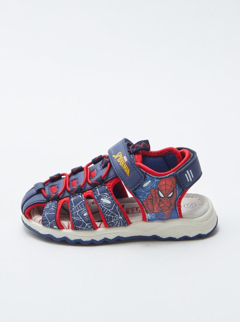 Sandales de sport fermées 'Spiderman' 'Marvel' BLEU - Kiabi