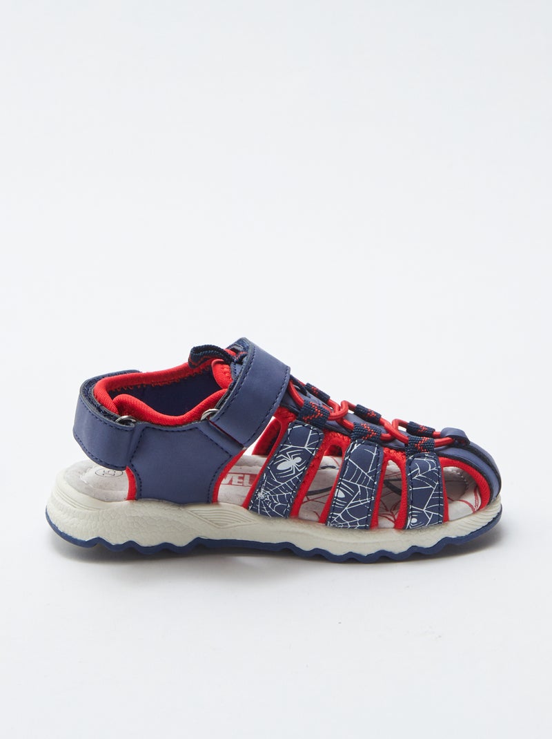 Sandales de sport fermées 'Spiderman' 'Marvel' BLEU - Kiabi