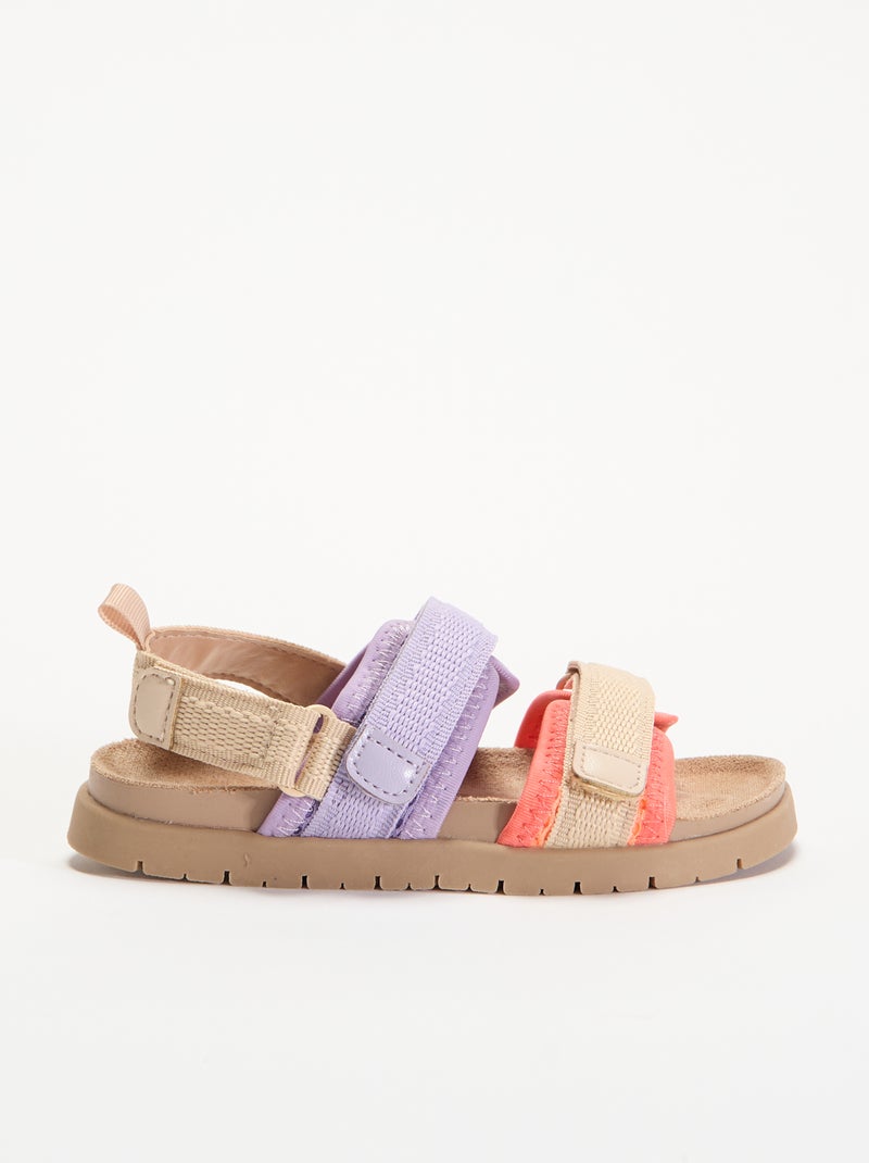 Sandales de trekking Violet - Kiabi