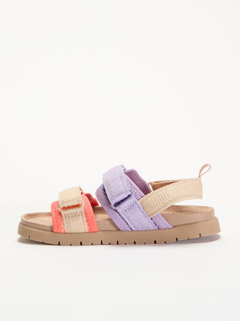 Sandales de trekking Violet - Kiabi