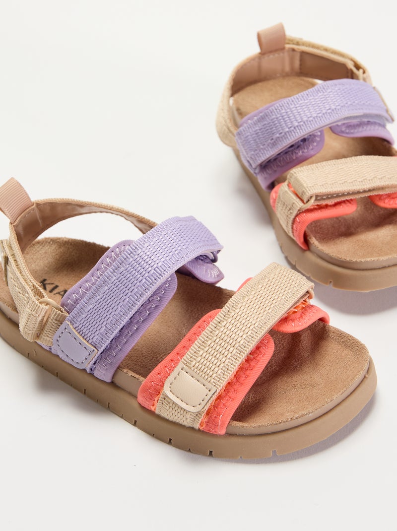 Sandales de trekking Violet - Kiabi