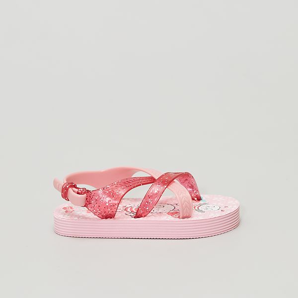 Sandales D Eau Avec Talons Reglables Bebe Fille Rose Kiabi 8 00