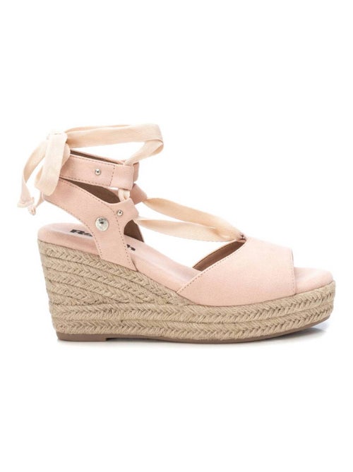 Sandales décontractées à bride cheville avec semelle compensée - Kiabi