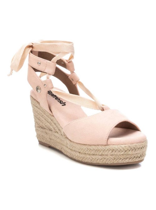 Sandales décontractées à bride cheville avec semelle compensée - Kiabi