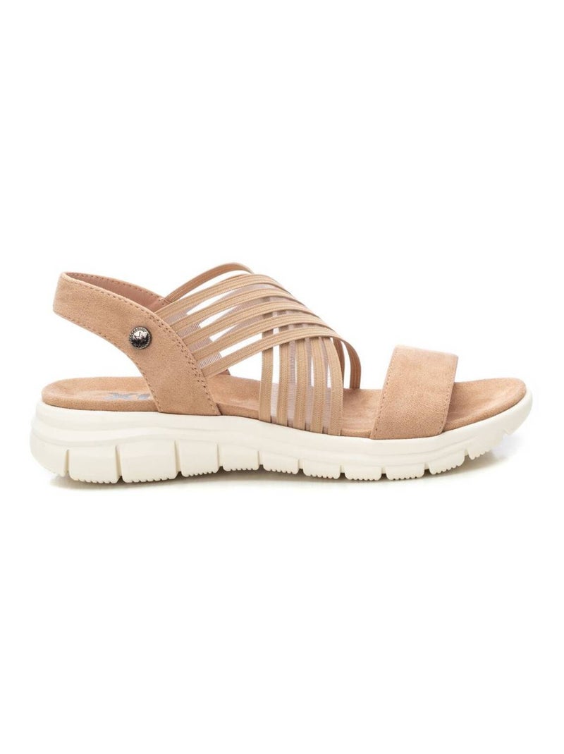 Sandales décontractées à enfiler Beige - Kiabi